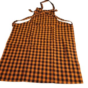Orange & Black Apron